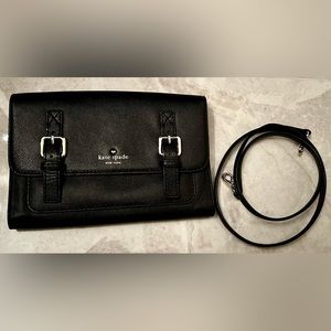 Kate Spade black leather purse
